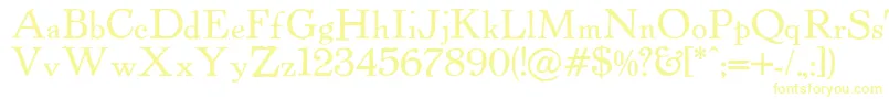 Powell Font – Yellow Fonts