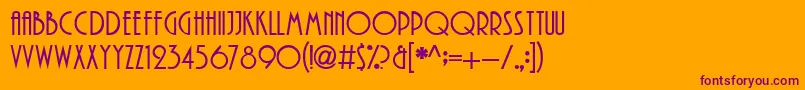 More about PlaindbNormal Font PlaindbNormal Font – Purple Fonts on Orange Background
