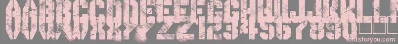 Подробнее о шрифте GimmeDanger Шрифт GimmeDanger – розовые шрифты на сером фоне