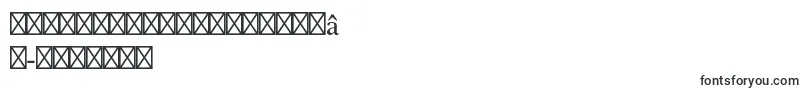 BulmermtstdRegular-Schriftart – hebräische Schriften