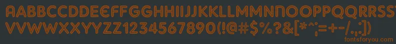 Adamgorry Font – Brown Fonts on Black Background