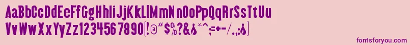 More about Almontegaunt Font Almontegaunt Font – Purple Fonts on Pink Background