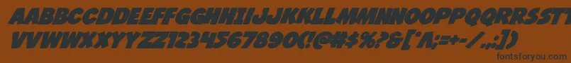 Jcandlestickbold Font – Black Fonts on Brown Background