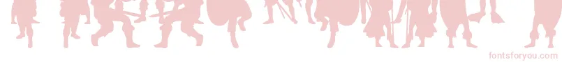 TimeWarriors Font – Pink Fonts on White Background