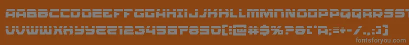 More about Olympiccarrierlaser Font Olympiccarrierlaser Font – Gray Fonts on Brown Background