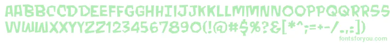 MondobeyondoBb Font – Green Fonts on White Background