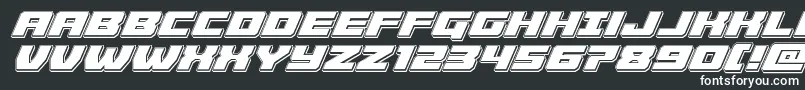 Cruiserfortresspunchital Font – White Fonts