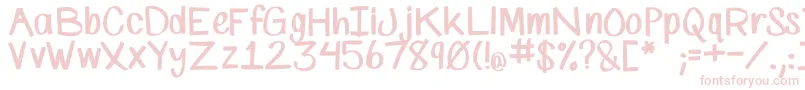 SpMarkerFont Font – Pink Fonts