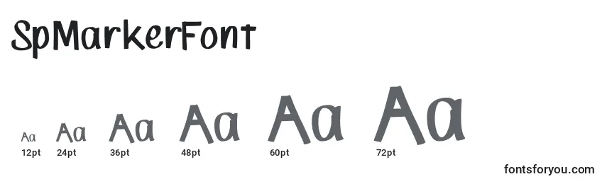 SpMarkerFont Font Sizes