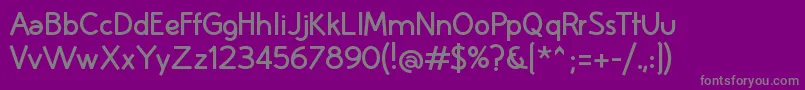 Шрифт HuelicB – серые шрифты на фиолетовом фоне
