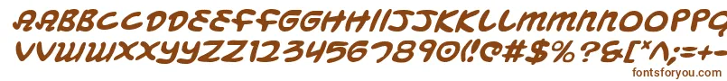 MagicBeansItalic Font – Brown Fonts