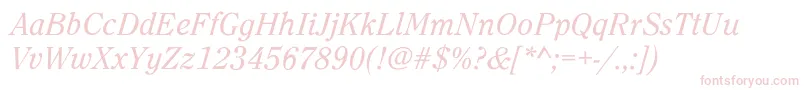 Erebus Font – Pink Fonts on White Background