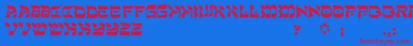 En savoir plus sur la police PeaceRegular Police PeaceRegular – polices rouges sur fond bleu