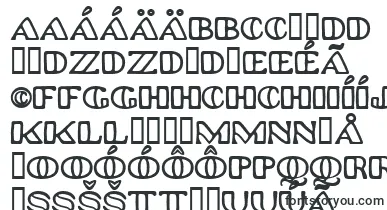 Platinum font – slovak Fonts