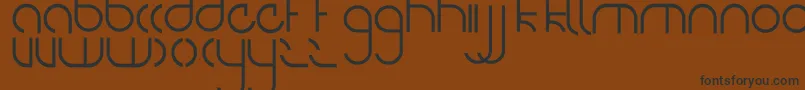 NiteOwl Font – Black Fonts on Brown Background