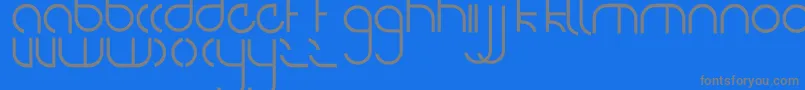 NiteOwl Font – Gray Fonts on Blue Background