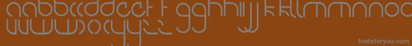 NiteOwl Font – Gray Fonts on Brown Background