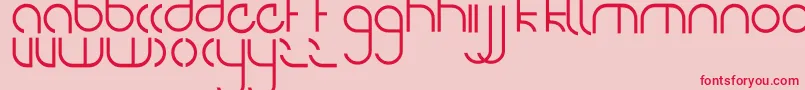 NiteOwl Font – Red Fonts on Pink Background