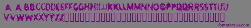 Entropy ffy-Schriftart – Violette Schriften auf grauem Hintergrund
