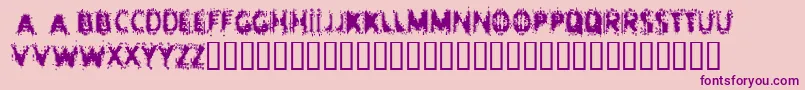 Entropy ffy Font – Purple Fonts on Pink Background