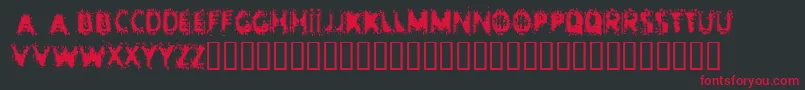 Entropy ffy Font – Red Fonts on Black Background