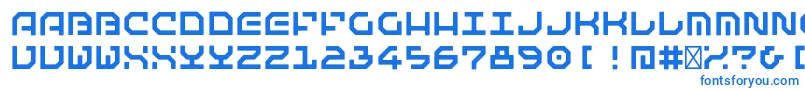 フォントMatematicaRegular – 白い背景に青い文字