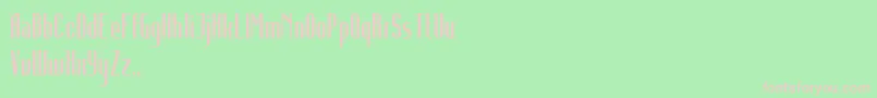 InfidelityAbnormal Font – Pink Fonts on Green Background