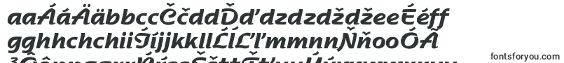 フォントNadianneBold – スロバキアのフォント