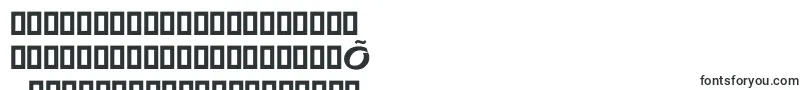 フォントNadianneBold – アルメニア文字