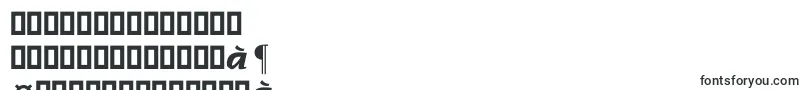 フォントNadianneBold – シンハラ文字