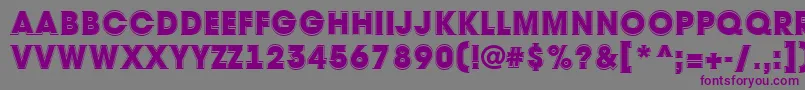 More about AAvantetitulgrHeavy Font AAvantetitulgrHeavy Font – Purple Fonts on Gray Background