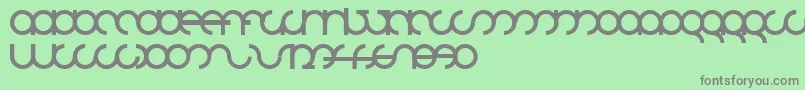 Mdrsfd01 Font – Gray Fonts on Green Background