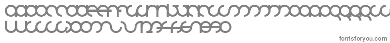 フォントMdrsfd01 – 白い背景に灰色の文字