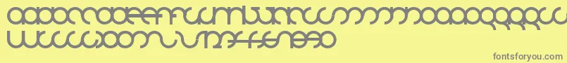 Mdrsfd01 Font – Gray Fonts on Yellow Background