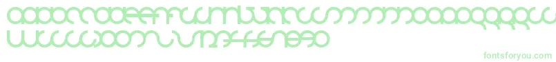 Mdrsfd01 Font – Green Fonts on White Background