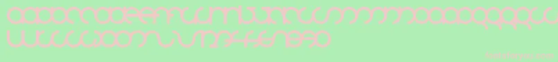 Mdrsfd01 Font – Pink Fonts on Green Background