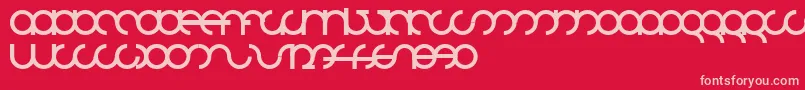 Mdrsfd01 Font – Pink Fonts on Red Background