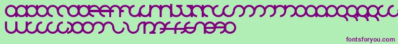 Mdrsfd01 Font – Purple Fonts on Green Background