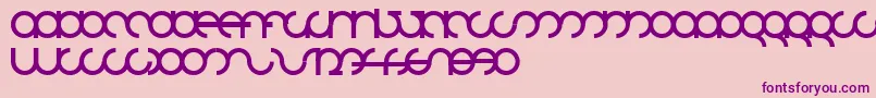 Mdrsfd01 Font – Purple Fonts on Pink Background