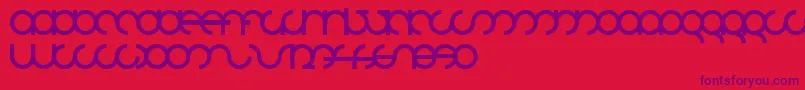 Mdrsfd01 Font – Purple Fonts on Red Background