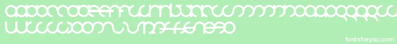 Mdrsfd01 Font – White Fonts on Green Background