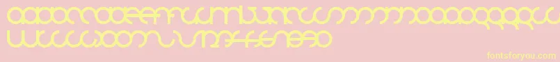 Mdrsfd01 Font – Yellow Fonts on Pink Background