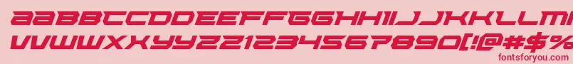 fuente Lethalforceital – Fuentes Rojas Sobre Fondo Rosa