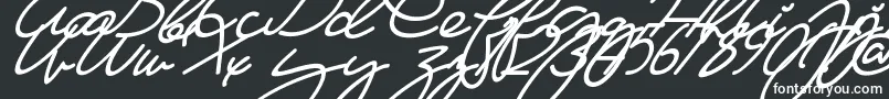 MaFilleSlant Font – White Fonts