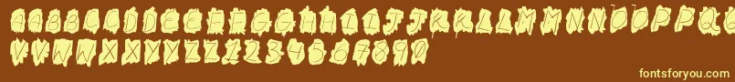 Más sobre la fuente FdBateek fuente FdBateek – Fuentes Amarillas Sobre Fondo Marrón