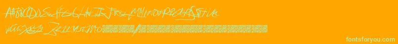 Подробнее о шрифте Forsale Шрифт Forsale – зелёные шрифты на оранжевом фоне