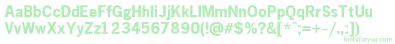 Gothic.KzBold-Schriftart – Grüne Schriften