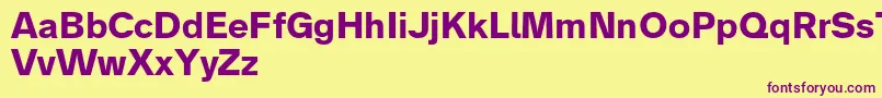 Подробнее о шрифте Analogue75bold Шрифт Analogue75bold – фиолетовые шрифты на жёлтом фоне