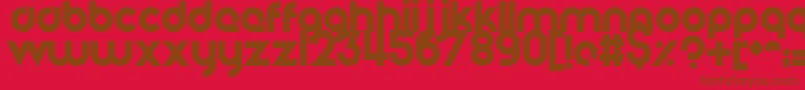 En savoir plus sur la police HelloAngel Police HelloAngel – polices brunes sur fond rouge