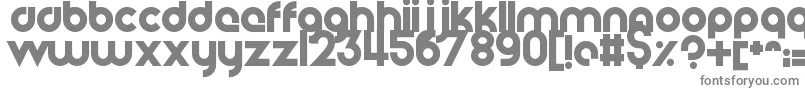 フォントHelloAngel – 白い背景に灰色の文字